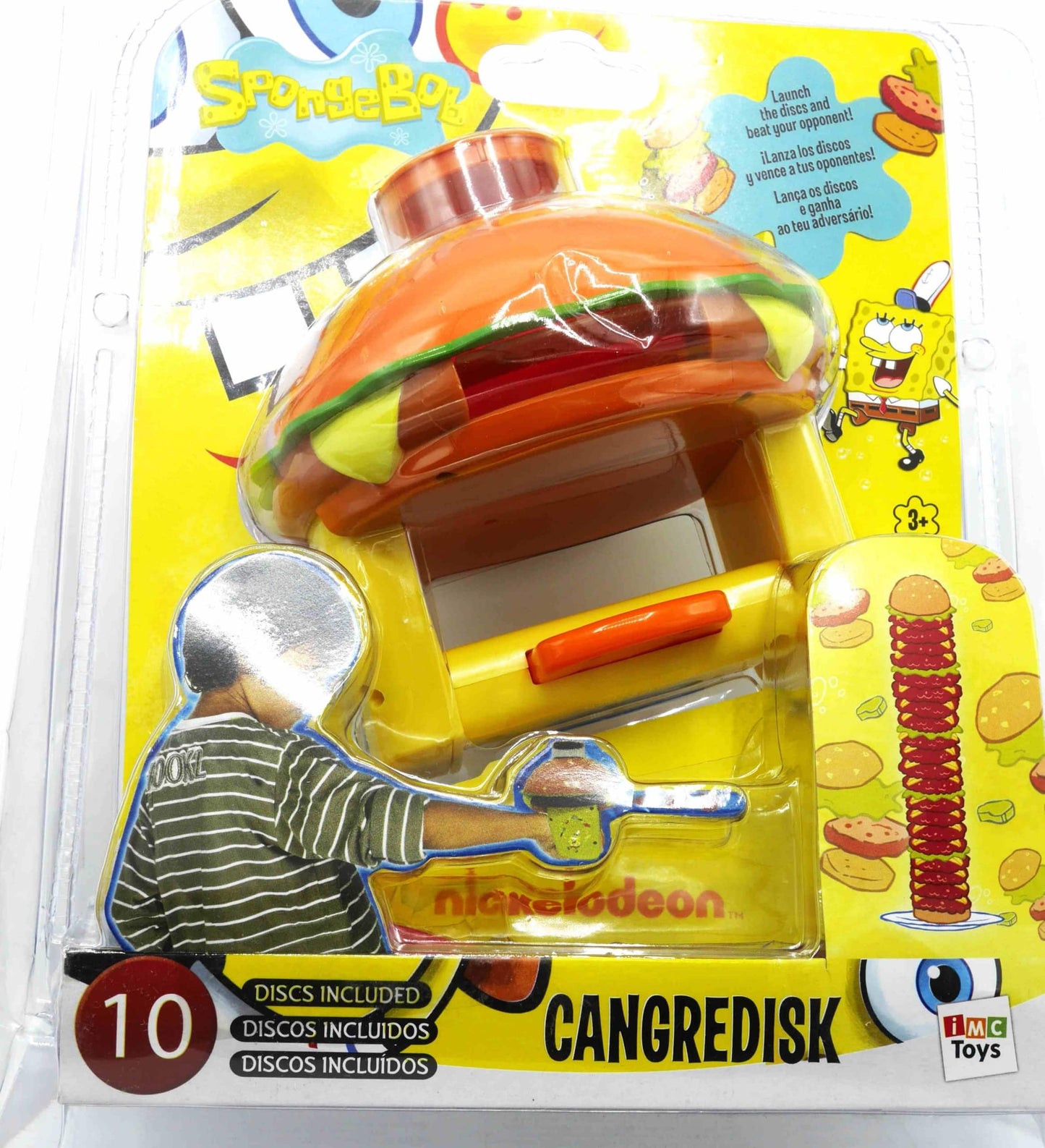 SpongeBob -Quadrat -Hamburger -Scheibenschütze