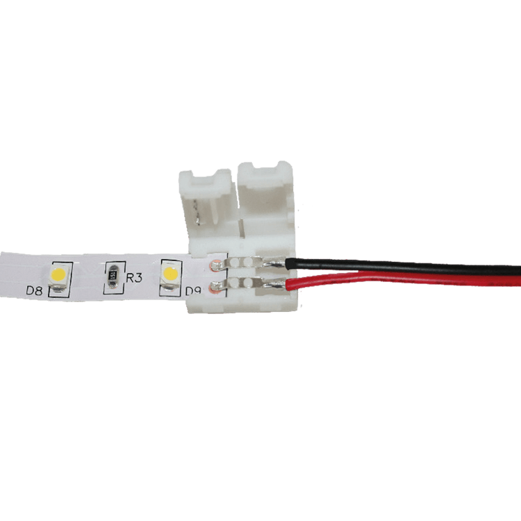 Cingoli-Verbindungsstück für LED-Streifen 8 mm, vorverdrahtet mit 15 cm Kabel