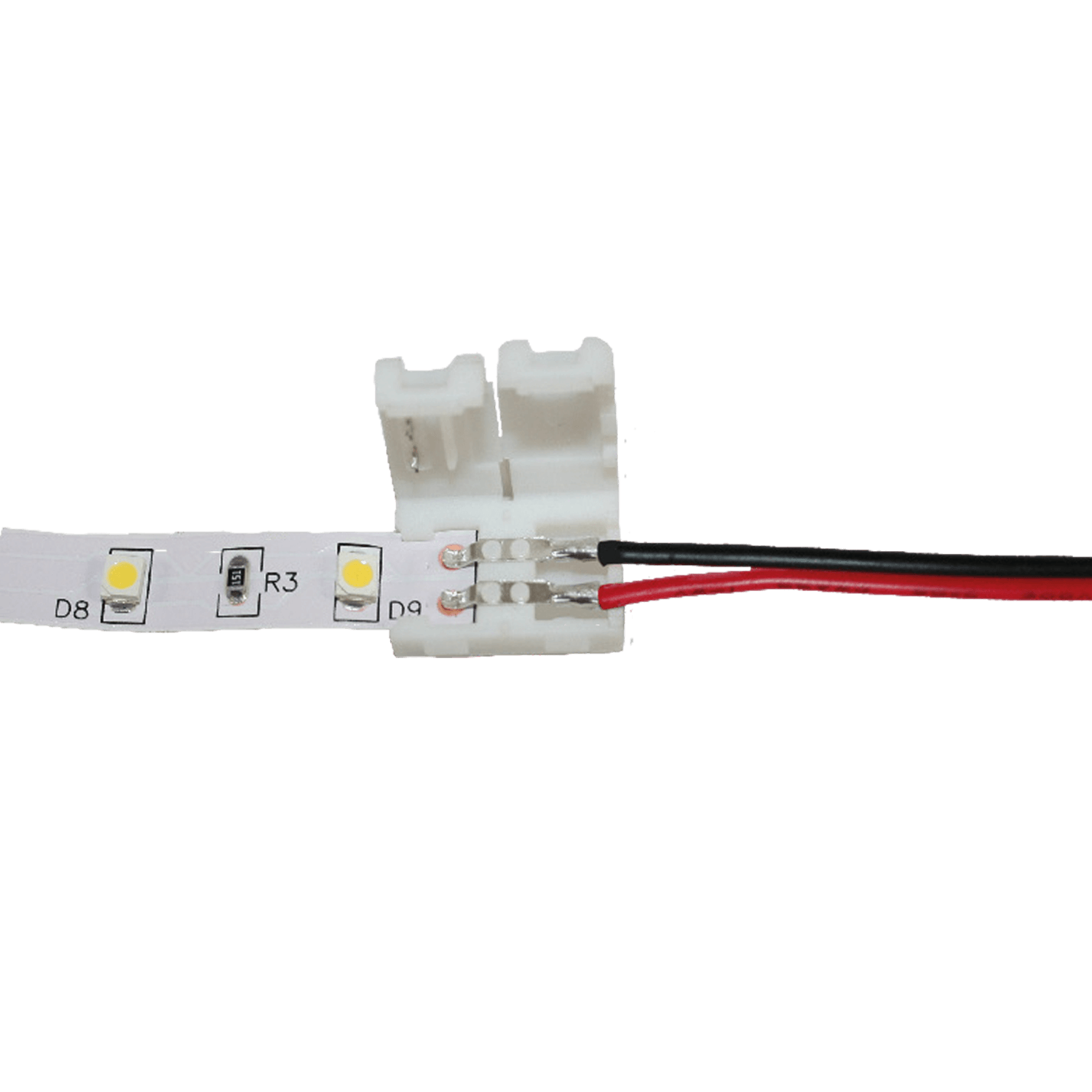 Cingoli Verbindungsstück für LED-Streifen 8mm, vorverdrahtet mit 15cm Kabel - ohne Verkaufsverpackung