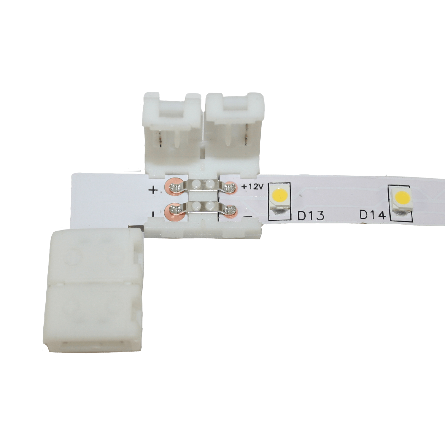 Cingoli-Verbinder für LED-Streifen 8 mm – rechtwinklig (90°)