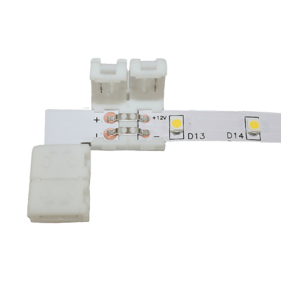 Cingoli-Verbinder für LED-Streifen 8 mm – rechtwinklig (90°)