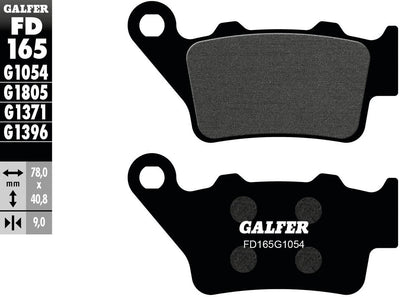 Galfer Bremsbeläge fd165 Bremsbelag fd165 g1054 organisch