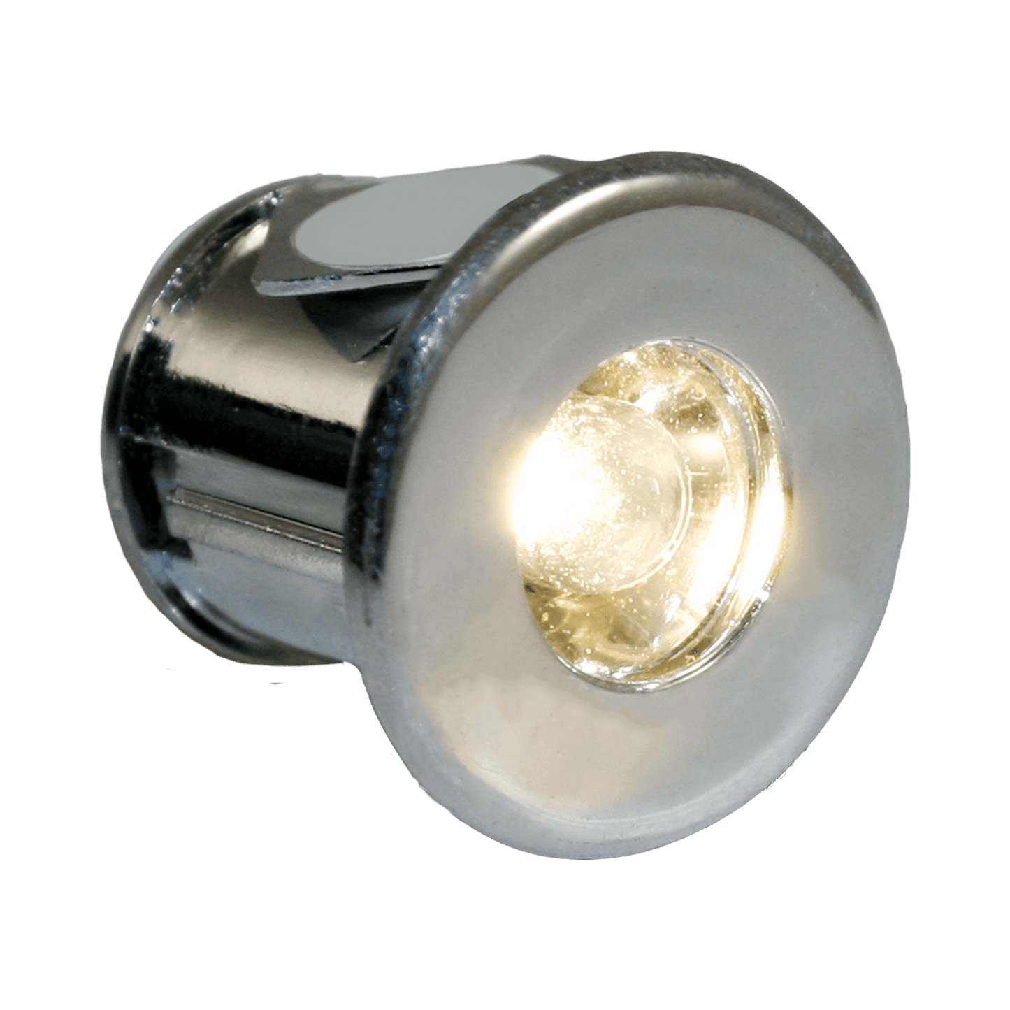 Campio Navigationsleuchte weiße LED – ECE R10 – Chrom – Set mit 2 Stück