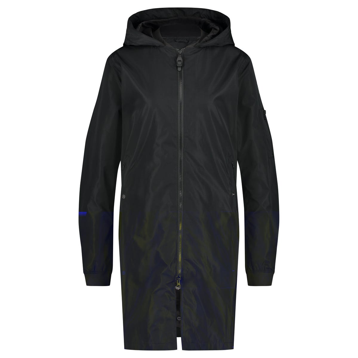 Puch langer Bomber-Regenmantel Urban Outdoor Damen schwarz