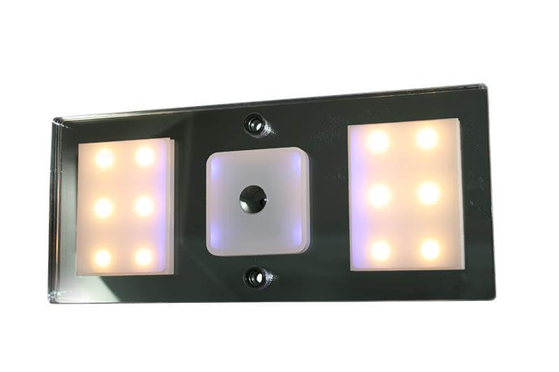 Arum LED Wand- und Deckenleuchte 11-15V mit Normal- und Nachtlicht