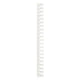 Binderücken GBC PVC 19 mm weiß