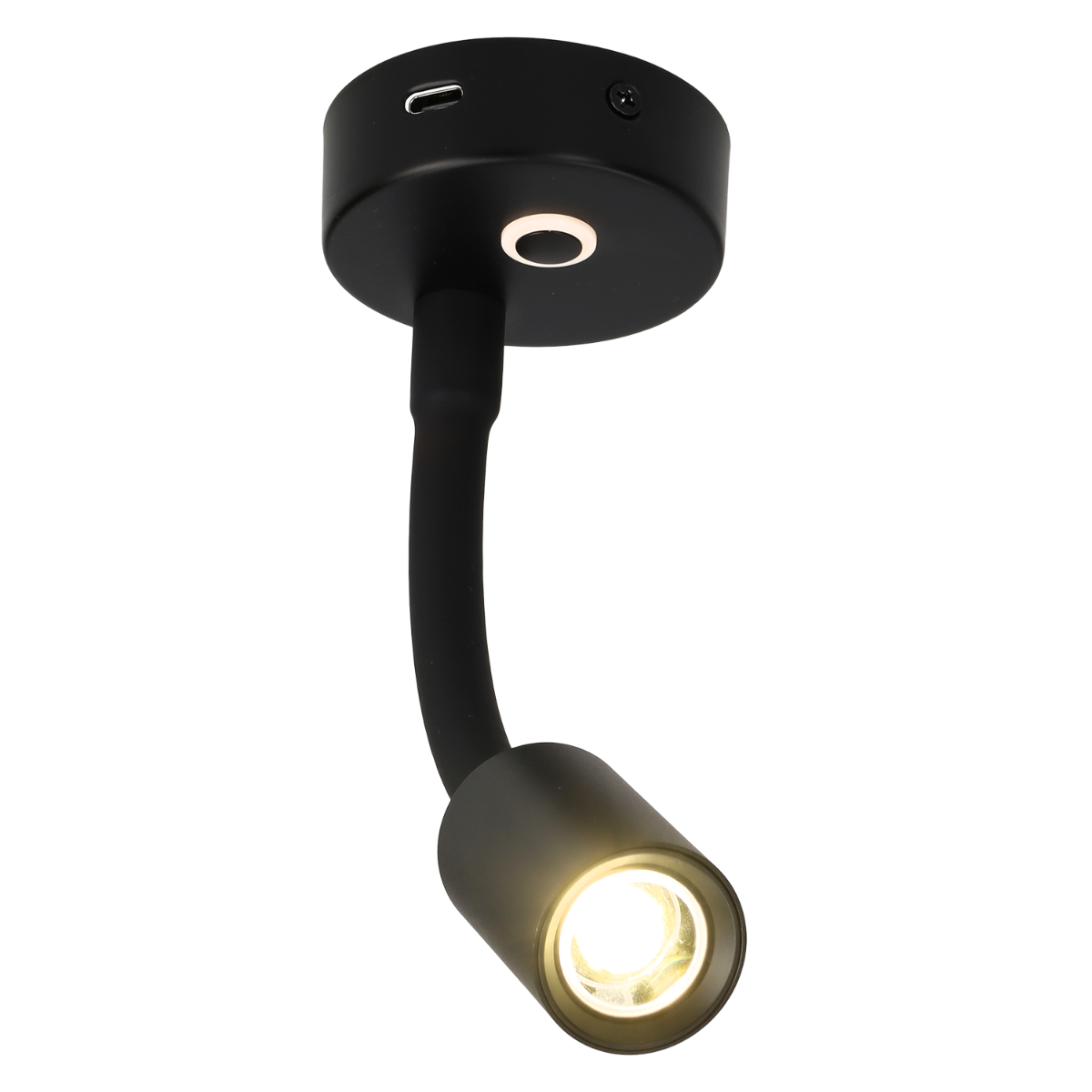 Felino Flex Aufbaustrahler mit USB-C und Touch-Dim-Schalter