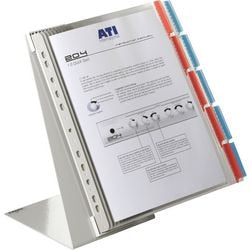 Schreibtisch-Displaysystem langlebig 569300 blau + rot 1 Stück