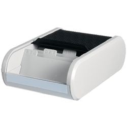 Visitenkartenbox grau schwarz 300 Karten