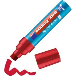 Flipchartmarker edding 388 rot 4-12 mm