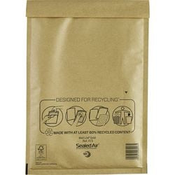 Abi-Luftpolsterumschlag, versiegelte Luftpost, Lite, A4, 79 g/m², Gold, 10 Stück