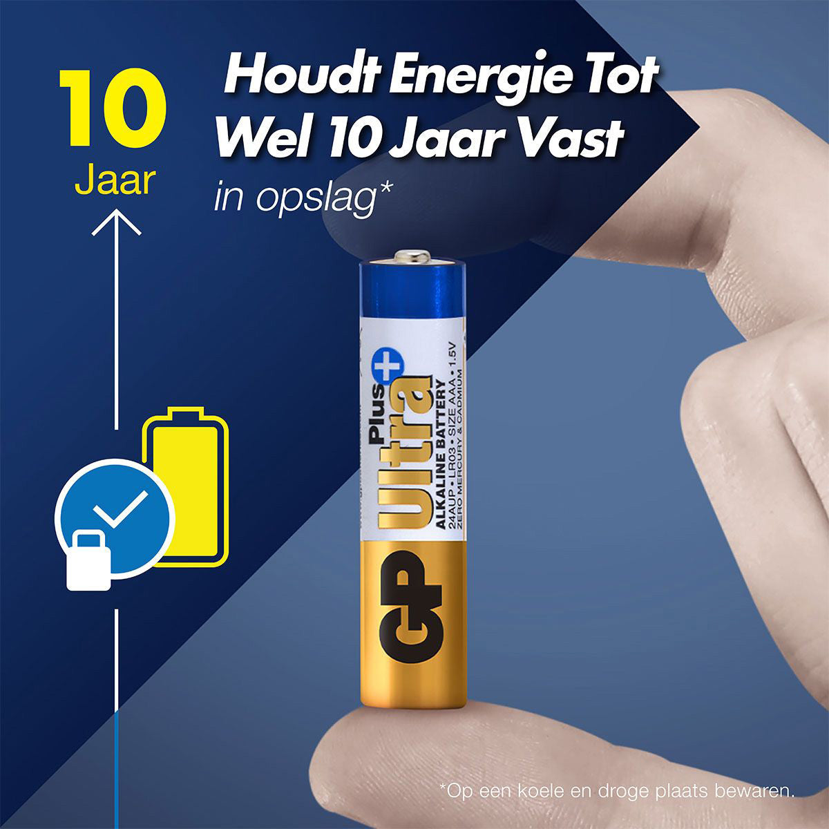 GP Ultra Plus Alkalibatterien AAA 4PK