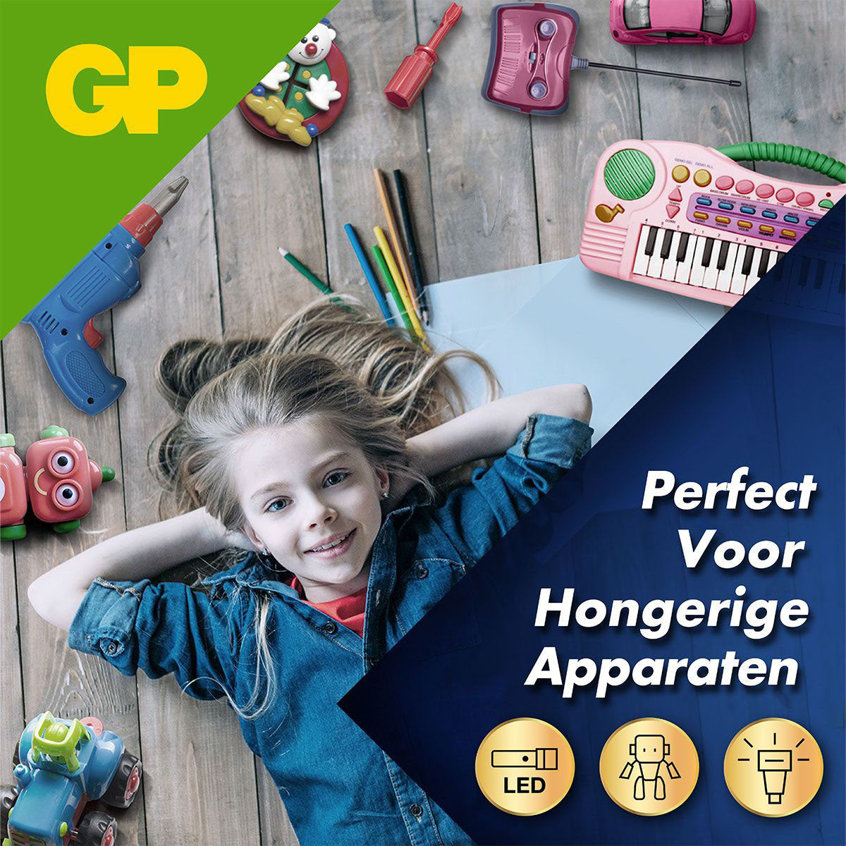 GP Ultra Plus Alkalibatterien AAA 4PK