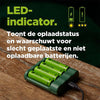 GP USB -Batterieladegerät + 4 x AA Batterien 2100mah nimh