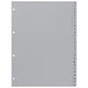 Tabs gleich grau 1 bis 52 A4 Polypropylen