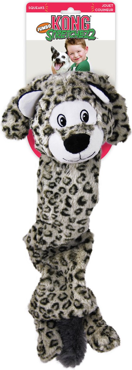Kong Stretchzz Jumbo Schneeleopard