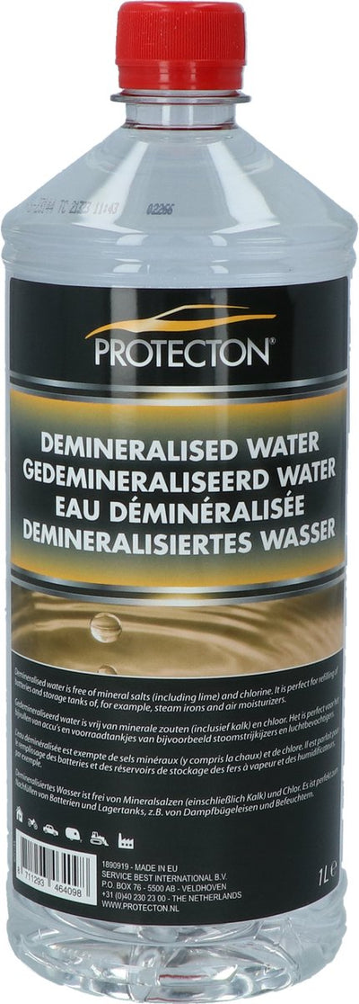 entmineralisiertes Wasser 1 Liter beige