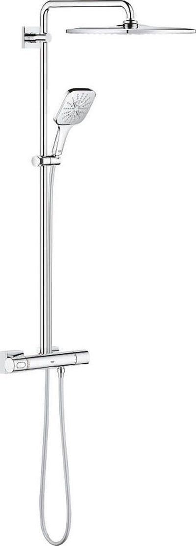Grohe Rainshower Smartactive 310 Regenbrause Mono Cube – mit Thermostatarmatur – Chrom – 26652000