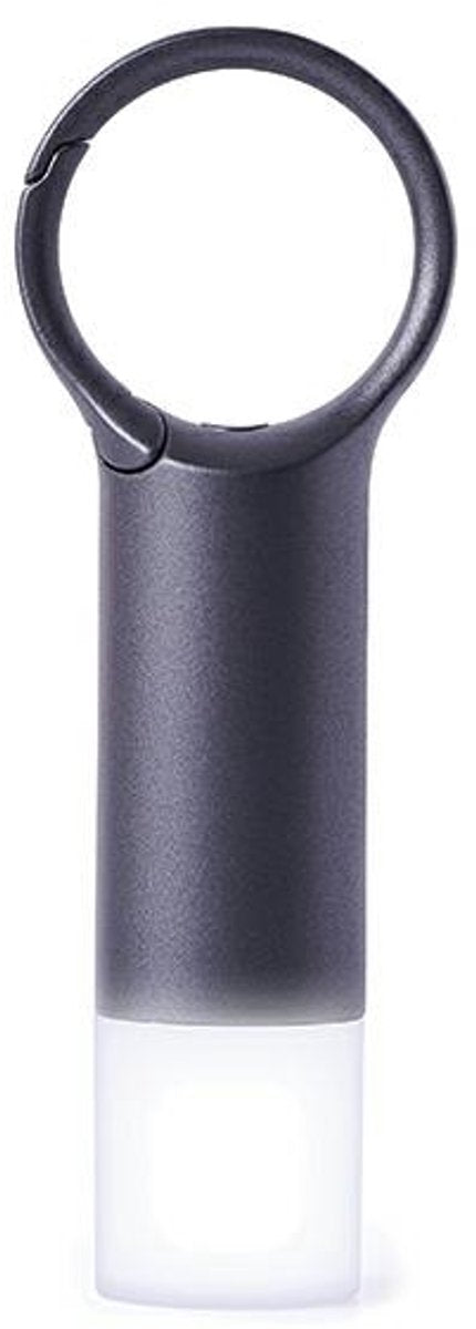 Lexon Nomaday Flash LED-Schlüsselanhänger mit Beleuchtung und grauem Anhänger