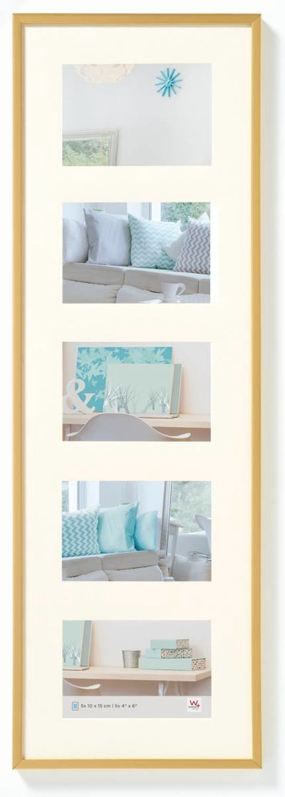 Walther New Lifestyle – Kunststoffgalerie – Fotogröße 5 x 10 x 15 cm – Gold
