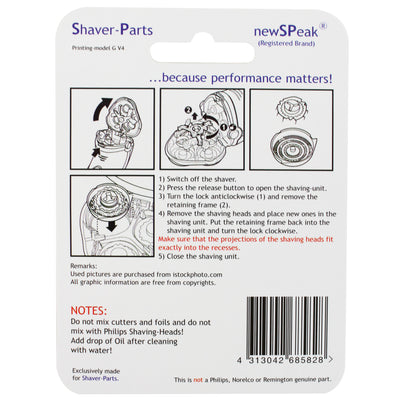 Shaverparts Shaver-Parts ScheerHoofd ALT HQ9 HQ177