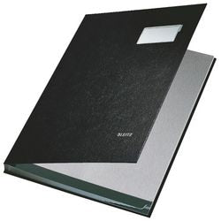 Signaturbuch Leitz A4 schwarz