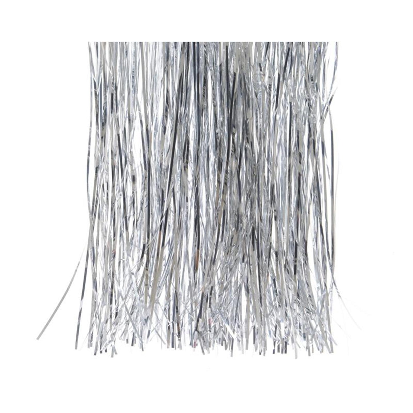 Decoris Lametta Silber H40cm B50cm