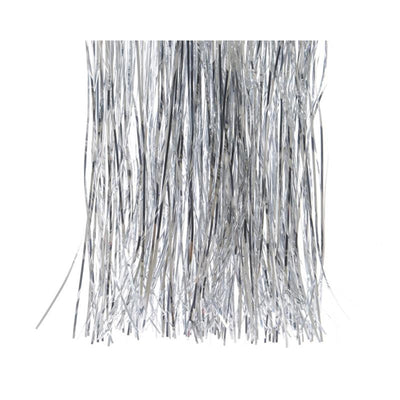 Decoris Lametta Silber H40cm B50cm
