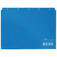 Alphabetischer Registerindex, langlebig, A5, 14,8 x 21 cm, Register 40 mm, blau