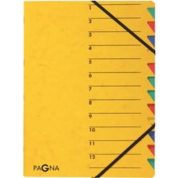 Sortiermappe Seite gelb A4