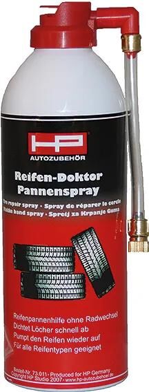 HP -Reifenversiegelung 400 ml mit Messingventil