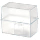 Box mit Karteikarten HAN A7 12,1 x 7,4 x 10,1 cm transparent für 300 Karten