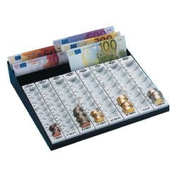 Geldschild Wedo Euro Stahlgrau