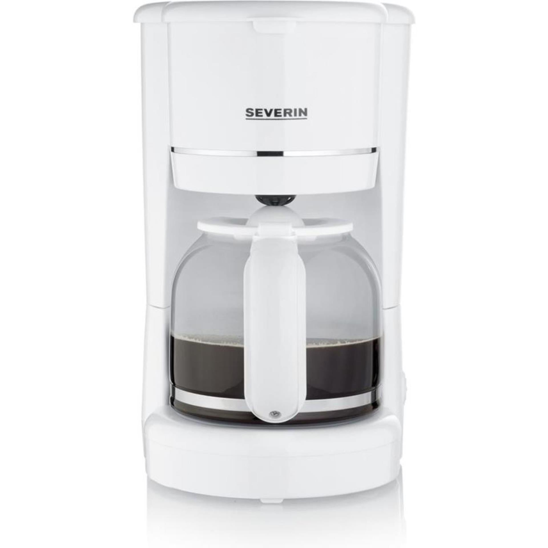 Severin Kaffeemaschine 10-Tassen weiß