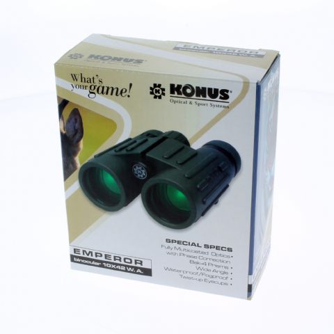 Konus Fernglas Kaiser 10x42 WP WA mit Phasenvergütung