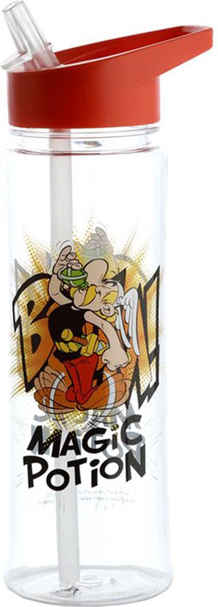Asterix Zaubertrank Ecozen Wasserflasche 550 ml Flip Straw