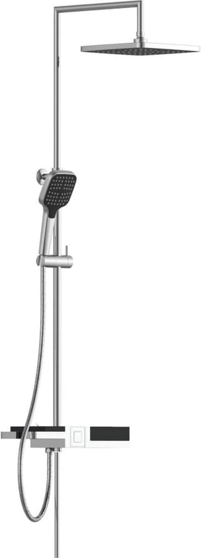 Schütte Schütte Regendusch -Set Blueperl Chrom -gelenkt