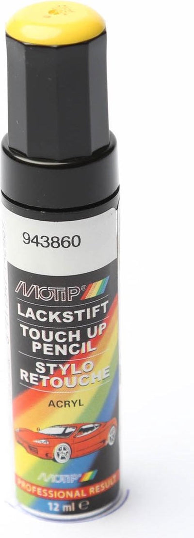 Motip 943860 – Autolackstift – Gelb – 12 ml