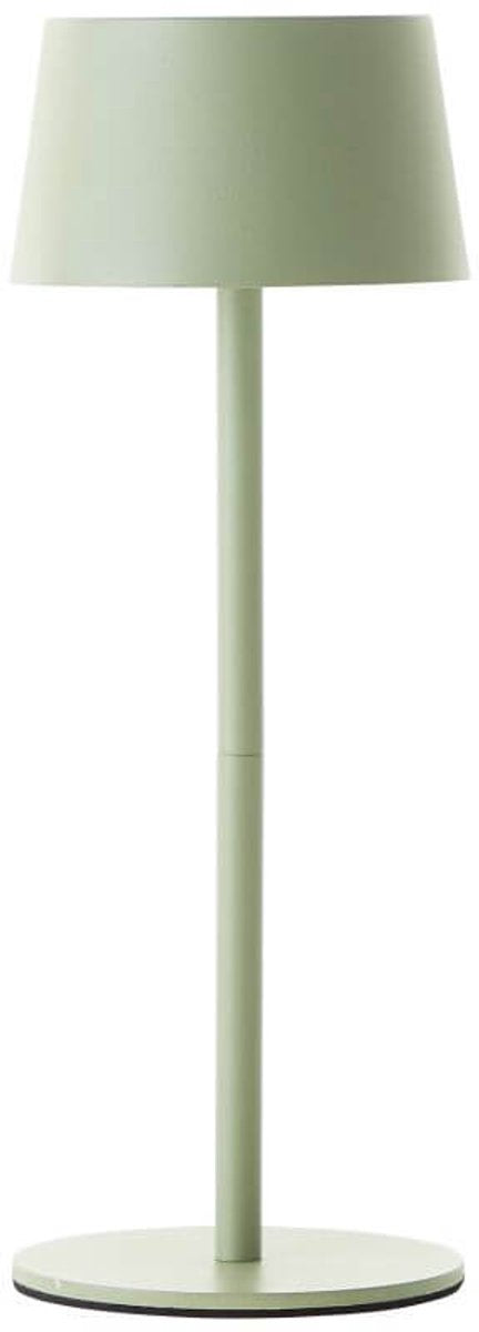 Brilliant Jona – Tischleuchte für den Außenbereich – LED 2 W – ø 9 cm – 170 lm – 3000 K – 3-stufig dimmbar – USB wiederaufladbar – IP44 – grün