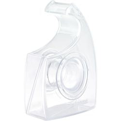 Klebebandabroller tesa easy cut® aus transparentem Kunststoff