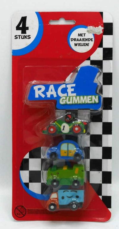 Van der Doelen 4 Gummen in Form eines Autos