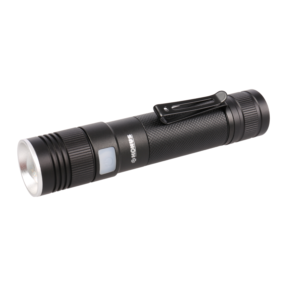 Konus wiederaufladbare Taschenlampe Konuslight RC-5