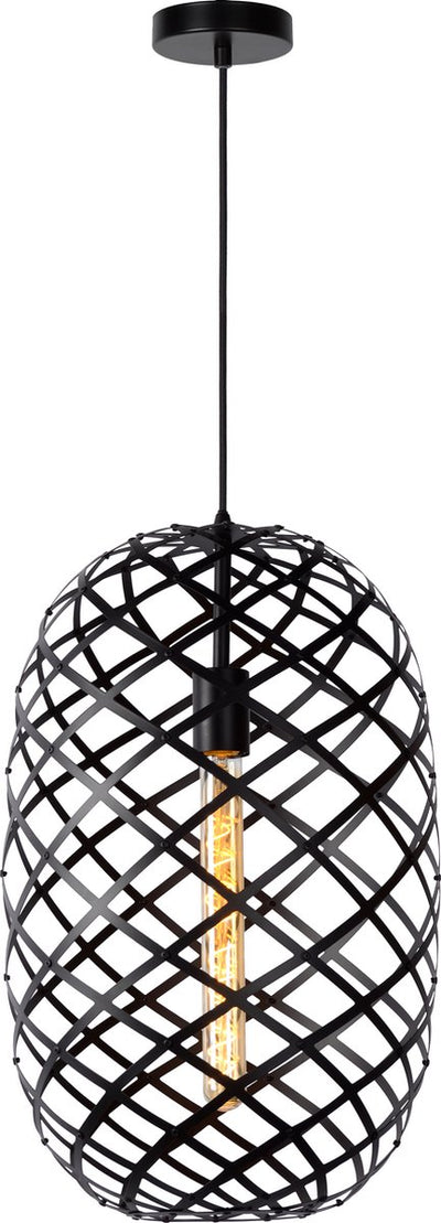 Lucide Tungsten - Hängelampe - ø 32 cm - 1xe27 - schwarz
