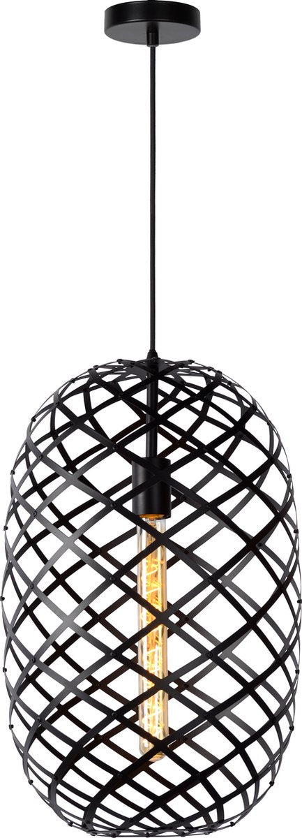 Lucide Tungsten - Hängelampe - ø 32 cm - 1xe27 - schwarz