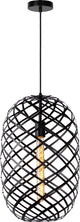 Lucide Tungsten - Hängelampe - ø 32 cm - 1xe27 - schwarz