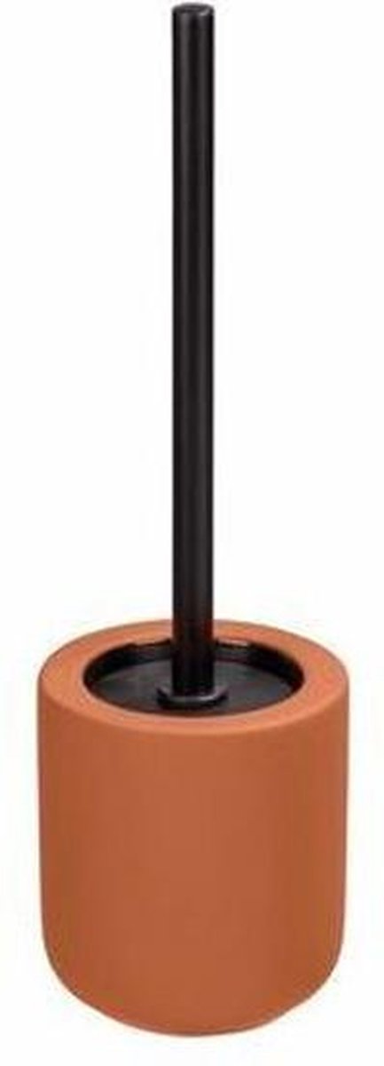 Wenko WC Pinsel mit Halter Terrakotta
