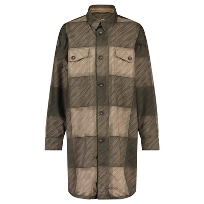 Puch übergroßes Regenshirt Winterregenmantel Urban Outdoor Damen Armeegrün