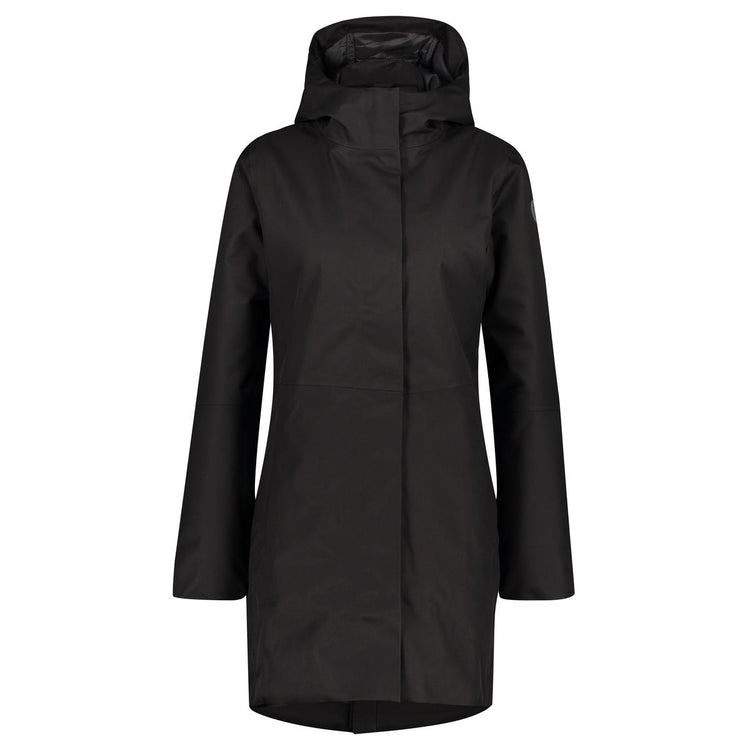 Sauberer Winterregenmantel Urban Outdoor Damen Schwarz
