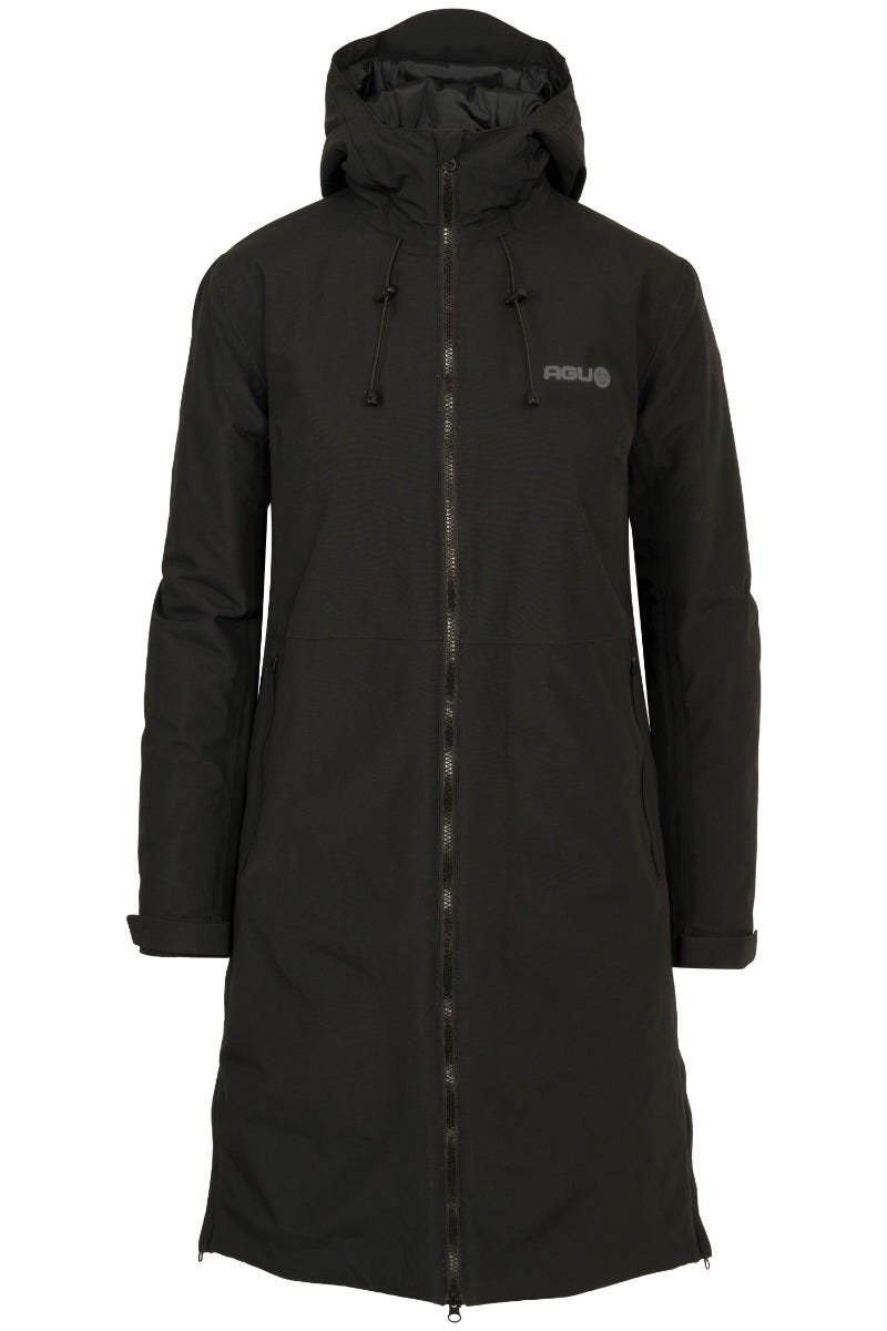 Seq II Winterregenmantel Urban Outdoor Damen Schwarz