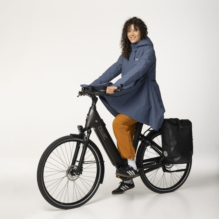 Seq II Winterregenmantel Urban Outdoor Damen Denim Blau